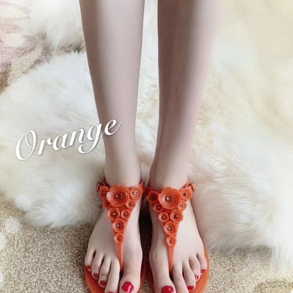 NEW Women’s COACH Tea Rose Jelly Sandals - Picture 3 of 3